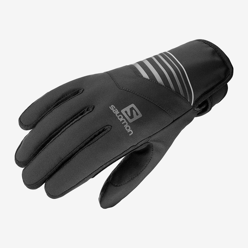 Salomon RS WARM U Guantes Hombre - Negras - Colombia (60245-OJVD)